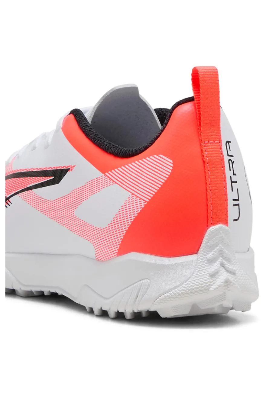 Scarpe da Calcio Indoor PUMA ULTRA 5 PLAY TT Jr Bianche e Rosse