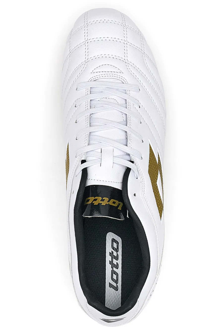 Scarpe da Calcio Lotto Stadio 705 FG Bianche