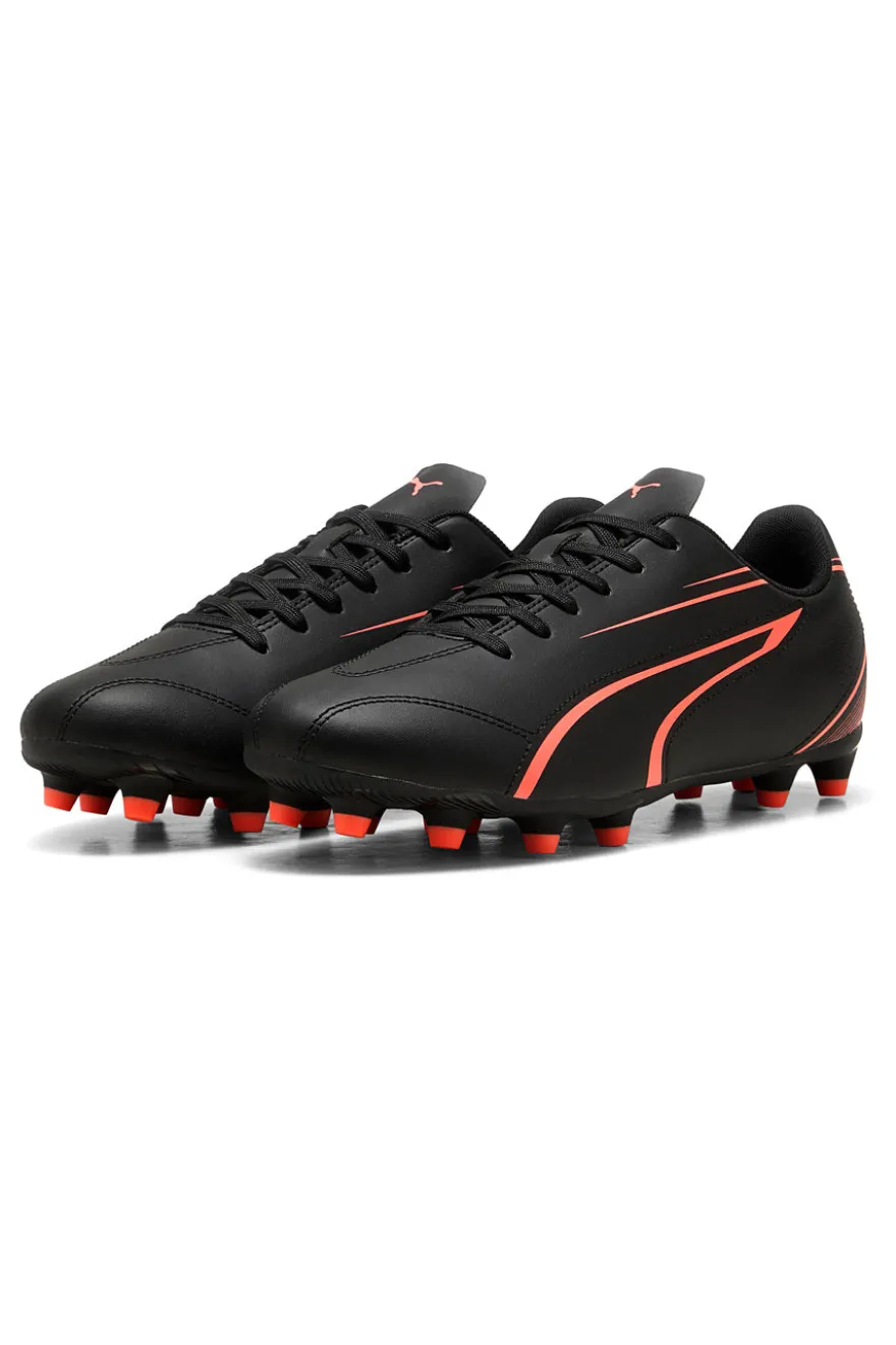 Scarpe da Calcio Nere con Tacchetti PUMA VITORIA FG/AG Jr