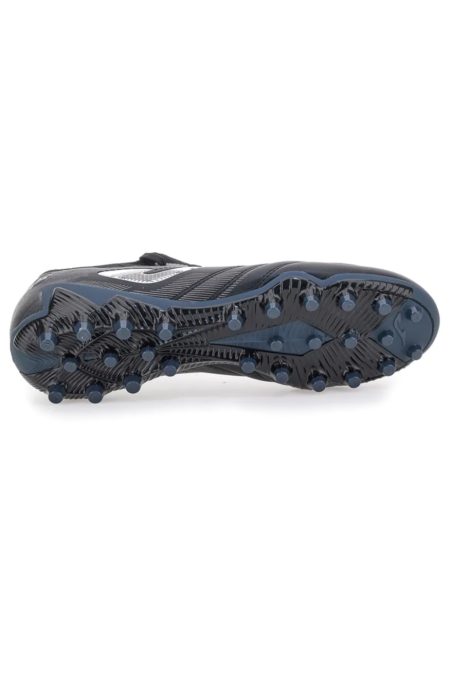 Scarpe da calcio nere con suola Artificial grass Joma Powerful 2501AG