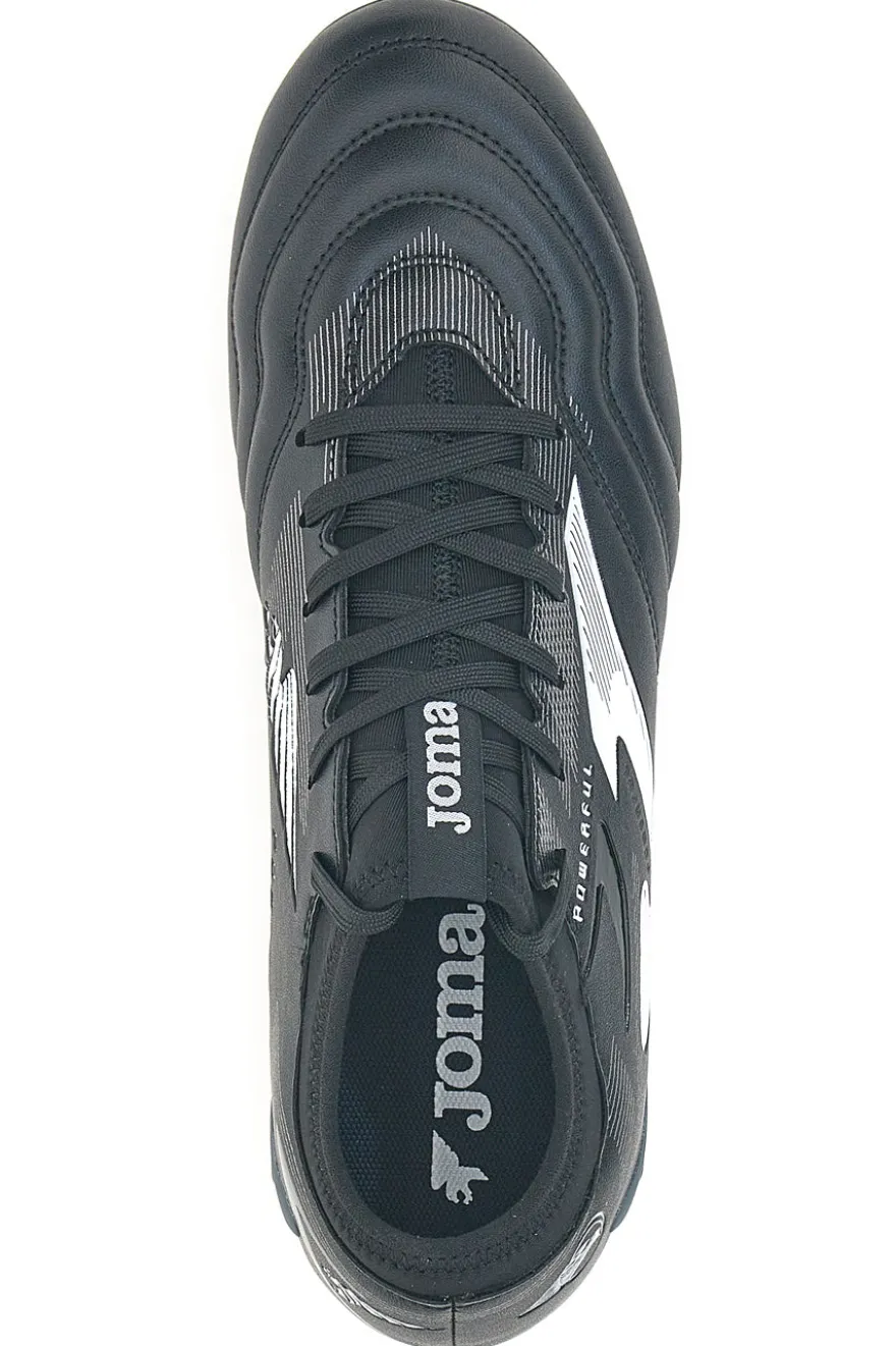Scarpe da calcio nere con suola Artificial grass Joma Powerful 2501AG