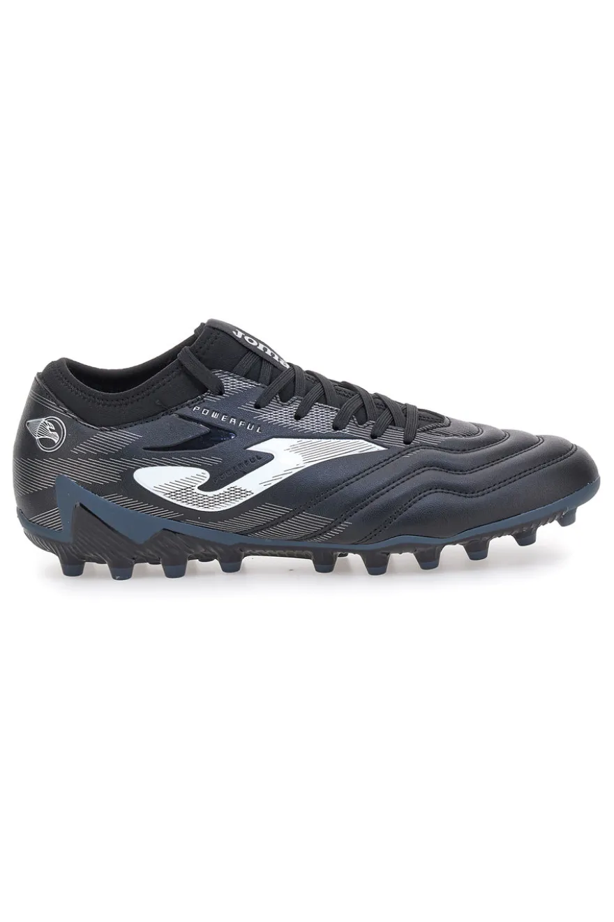 Scarpe da calcio nere con suola Artificial grass Joma Powerful 2501AG