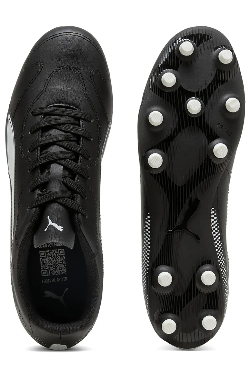 Scarpe da calcio nere con logo bianco Puma Vitoria II FG/AG