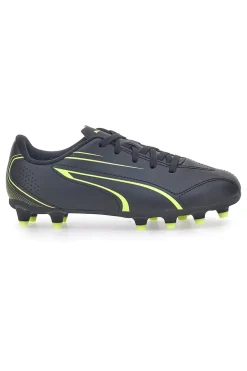 Scarpe da Calcio Nere Con Fregio Laterale Puma Vitoria Fg/Ag Jr