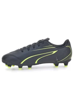 Scarpe da Calcio Nere Con Fregio Laterale Puma Vitoria Fg/Ag Jr