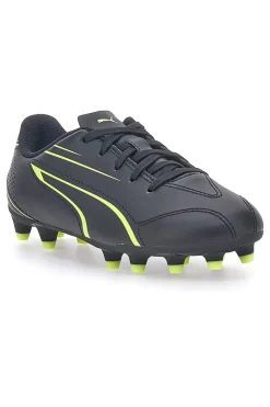 Scarpe da Calcio Nere Con Fregio Laterale Puma Vitoria Fg/Ag Jr