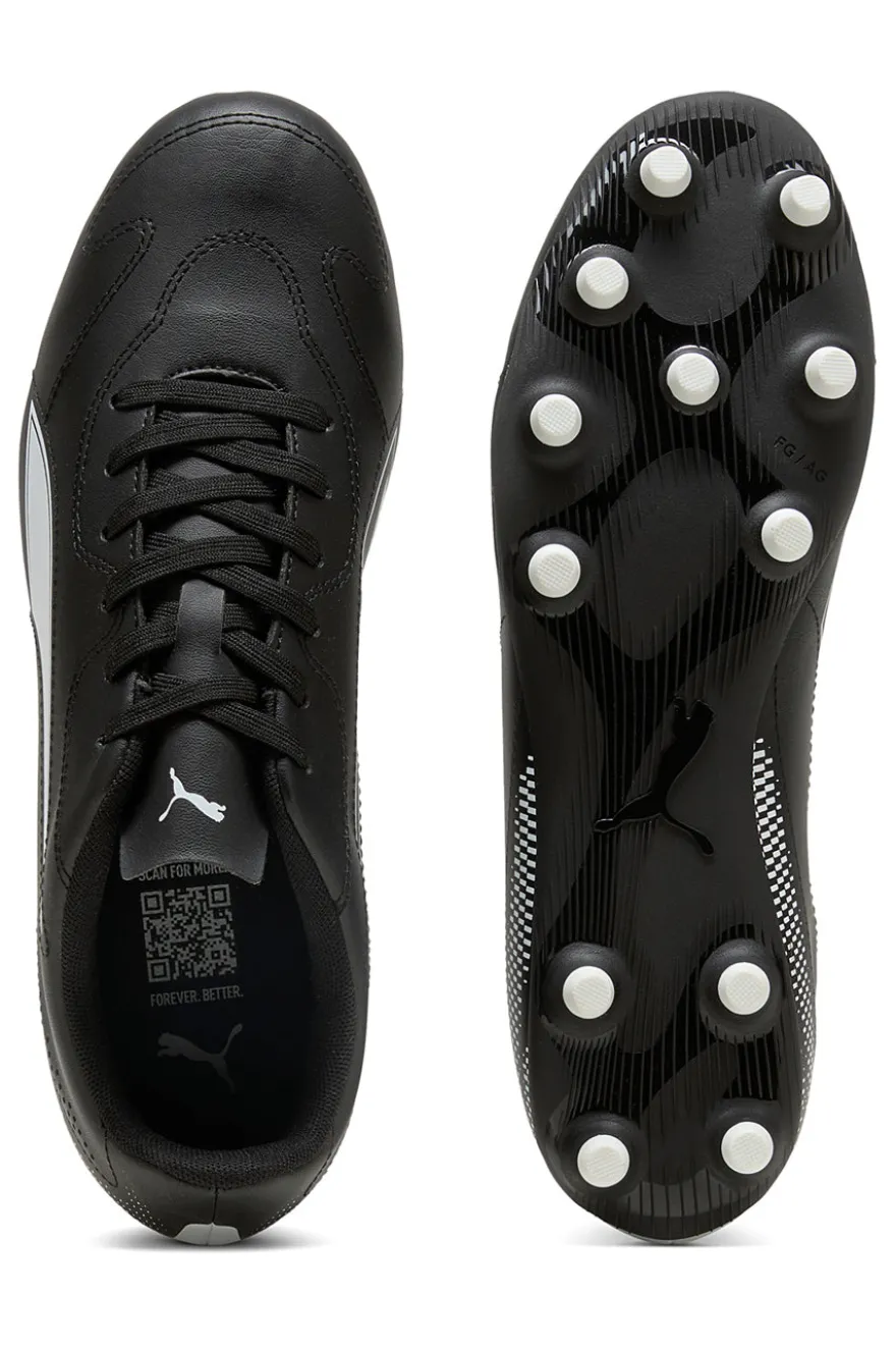 Scarpe da calcio nere con tomaia sintetica Puma Vitoria II FG/AG