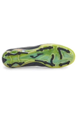Scarpe da calcio nere con tacchetti FG e dettagli lime Joma Evolution 2531 Firm Ground