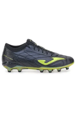Scarpe da calcio nere con tacchetti FG e dettagli lime Joma Evolution 2531 Firm Ground