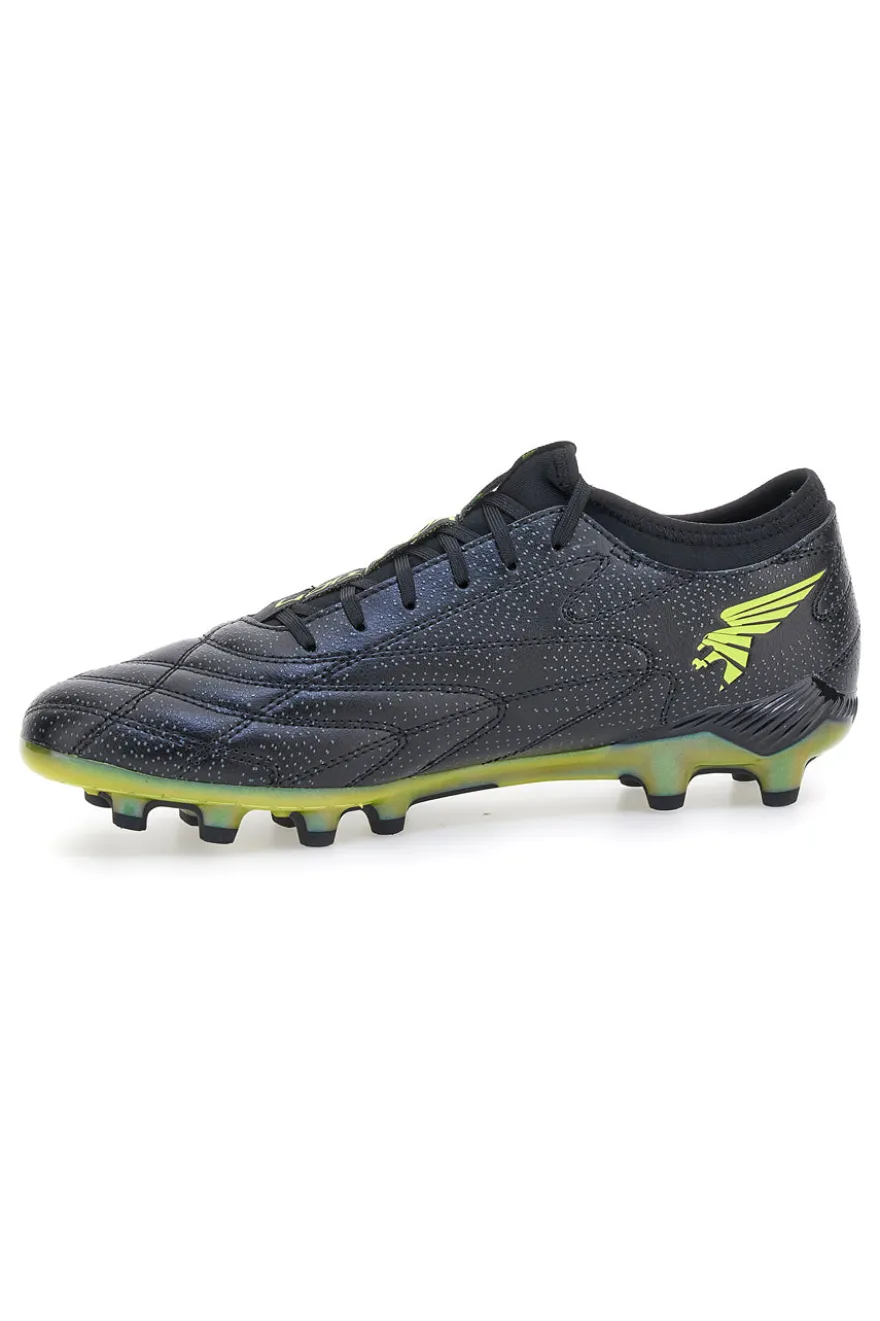 Scarpe da calcio nere con tacchetti FG e dettagli lime Joma Evolution 2531 Firm Ground