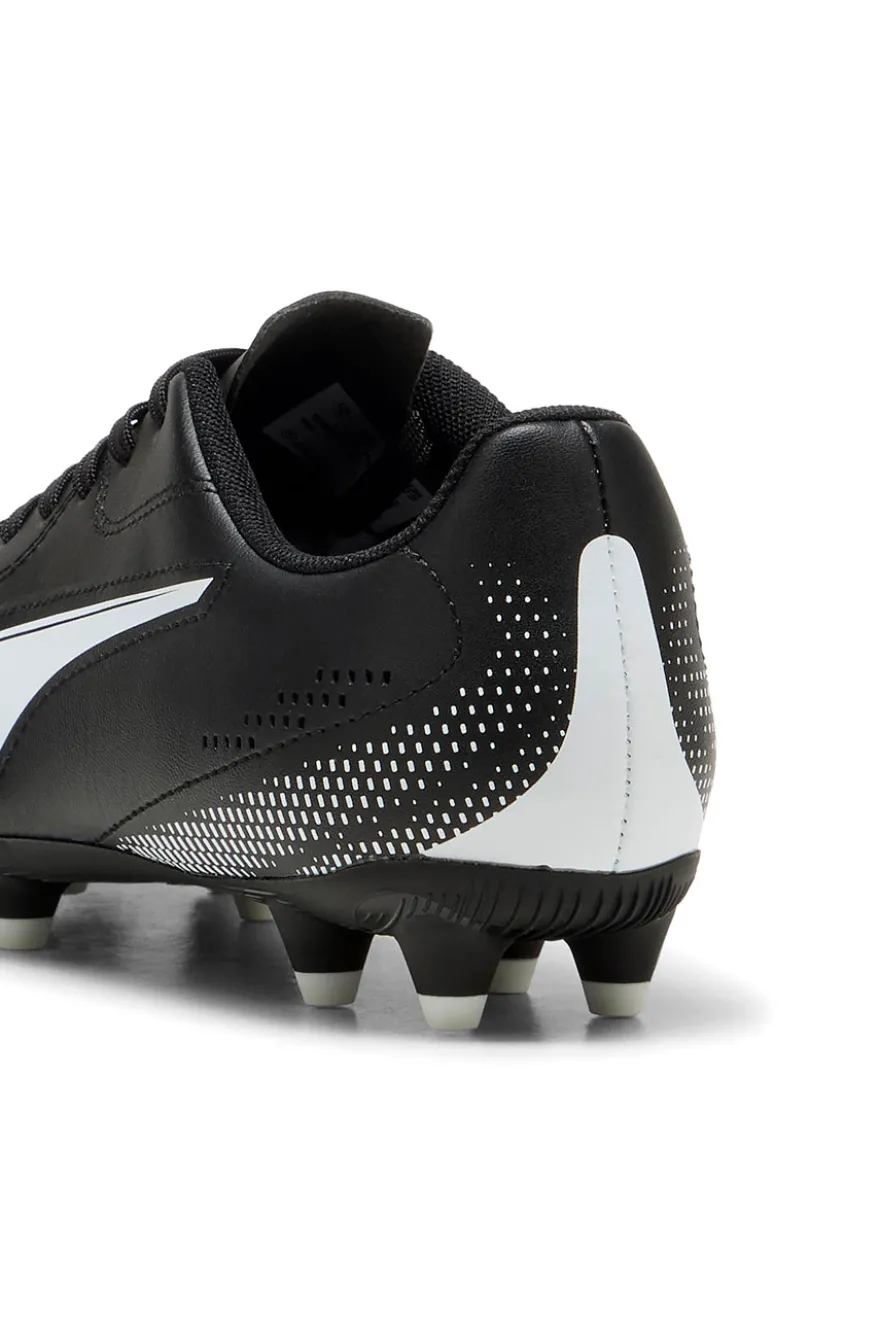 Scarpe da calcio nere con logo bianco Puma Vitoria II FG/AG Jr