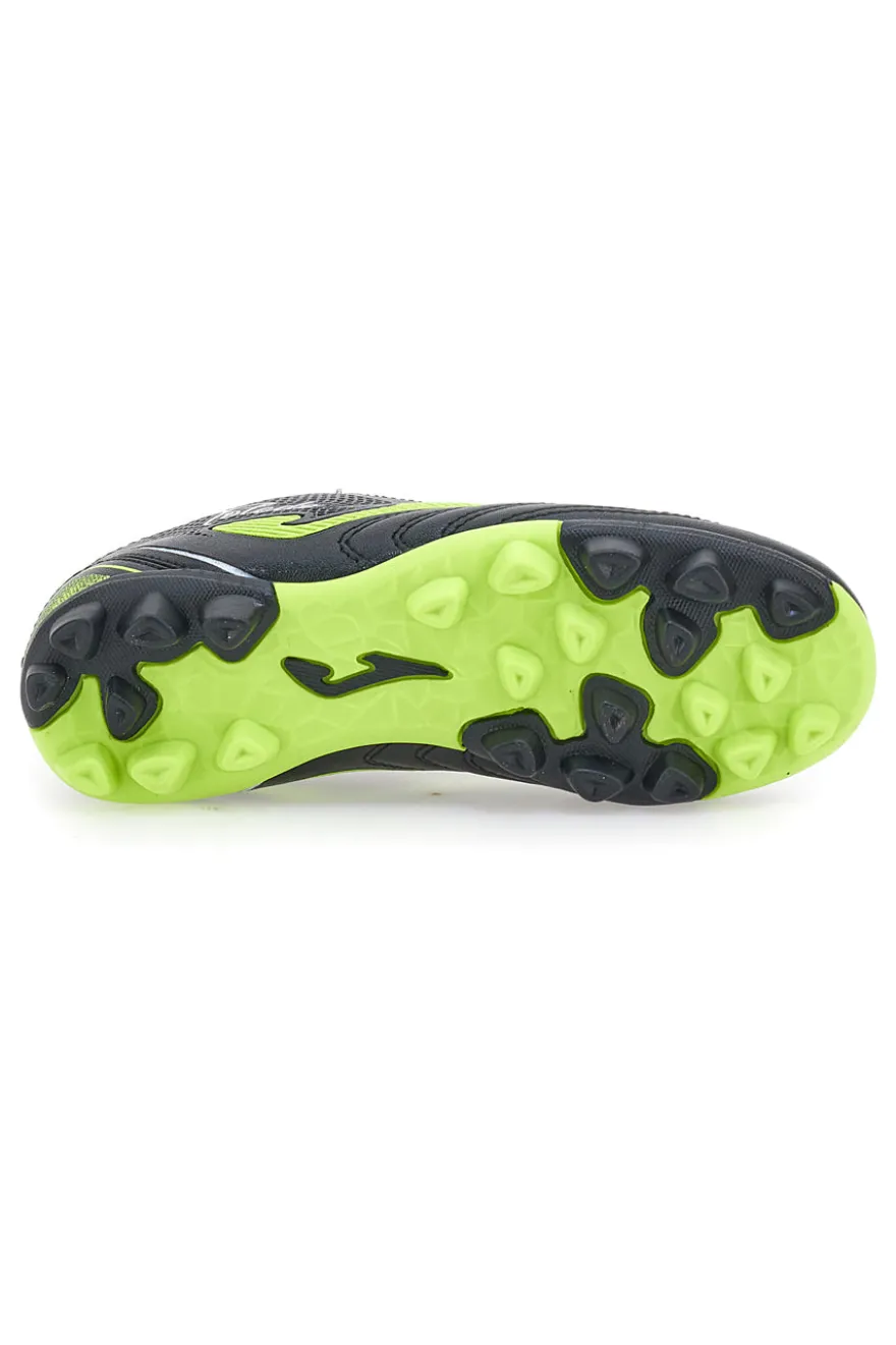 Scarpe da Calcio Nere e Giallo Fluo JOMA Toledo Jr 2501