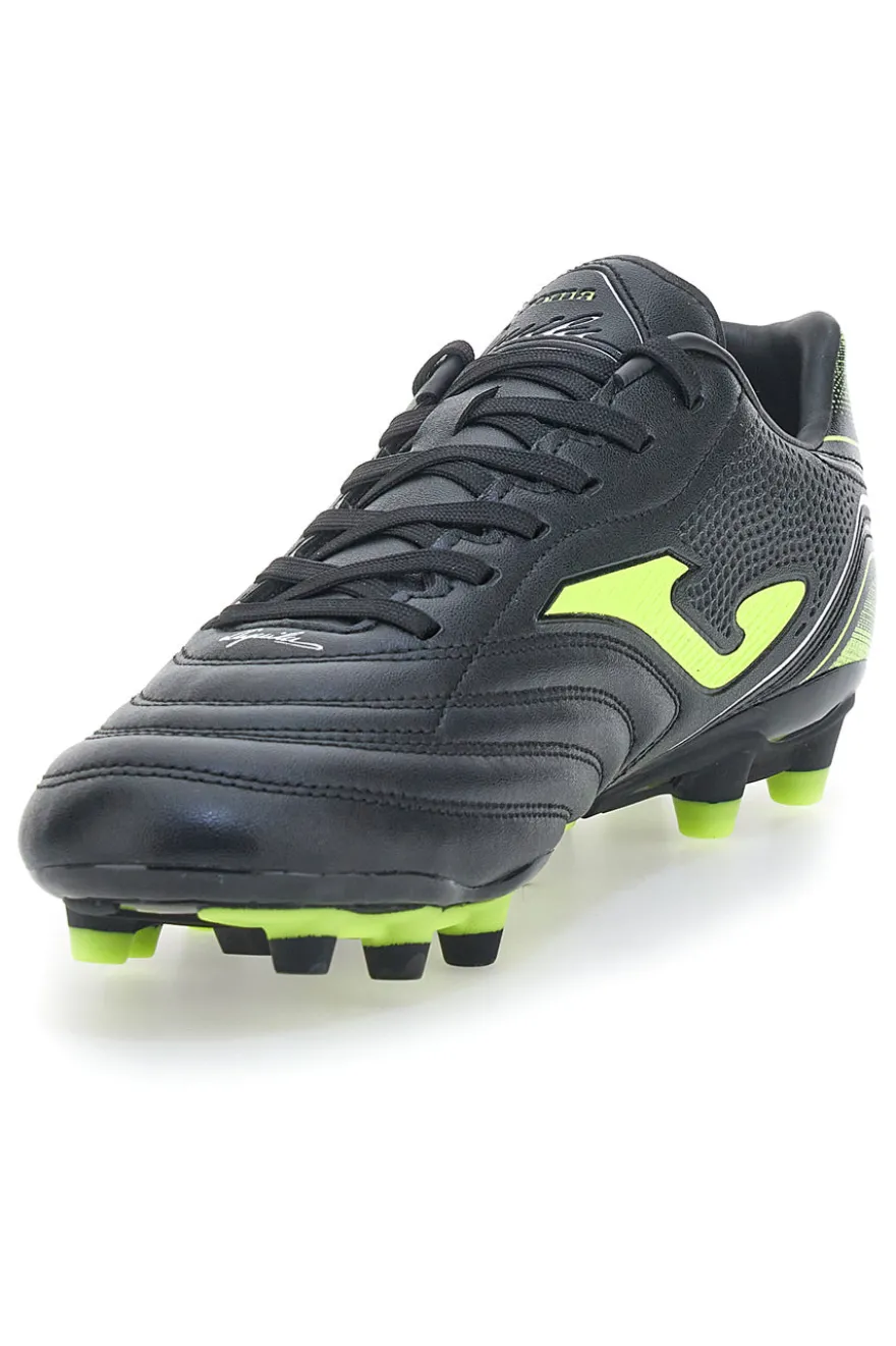 Scarpe da Calcio Nere e Gialle Joma Aguila 2501 Firm Ground