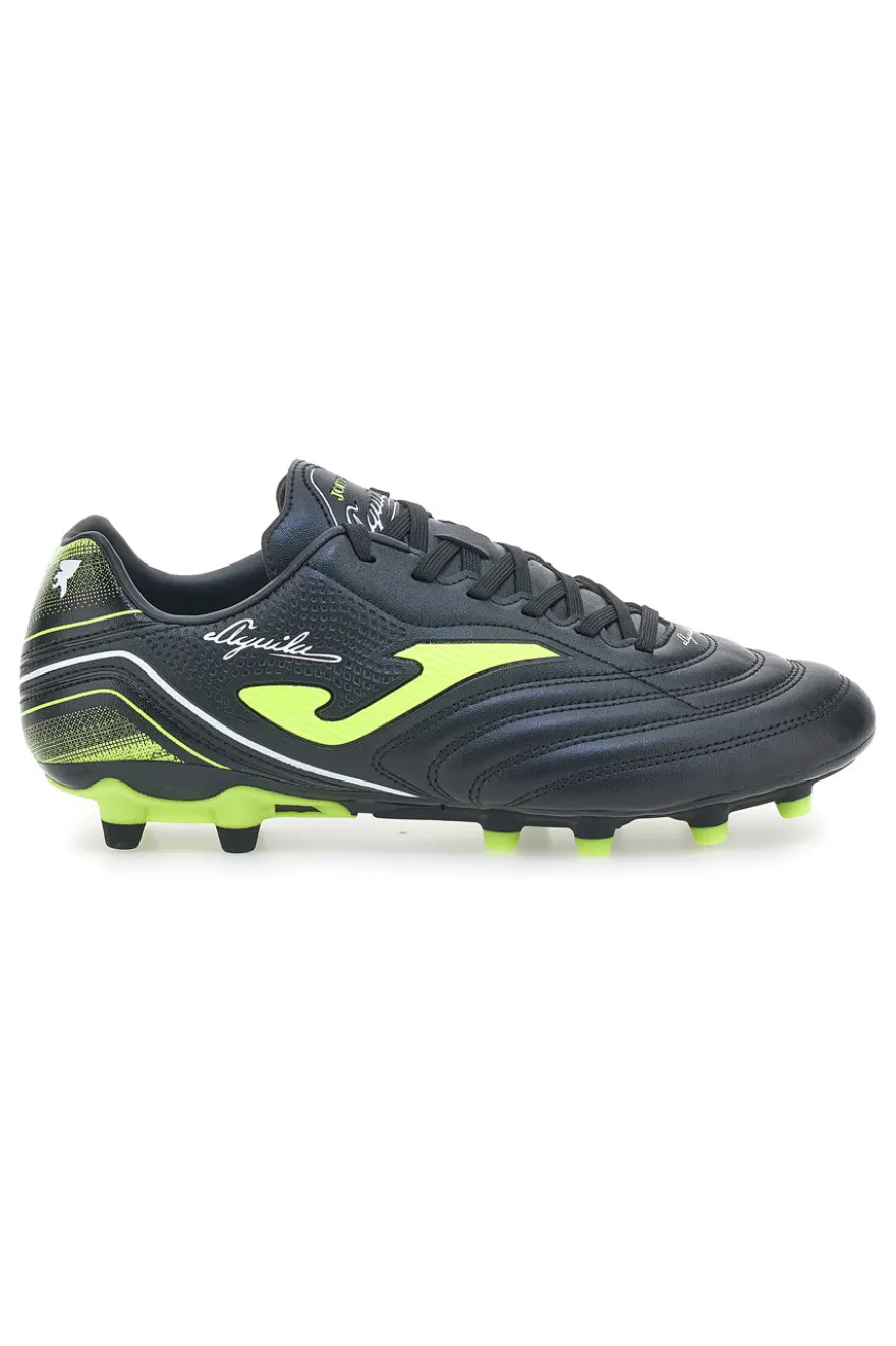 Scarpe da Calcio Nere e Gialle Joma Aguila 2501 Firm Ground