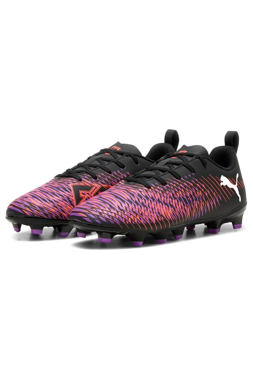Scarpe da Calcio Nere e Viola PUMA FUTURE 8 PLAY FG/AG JR