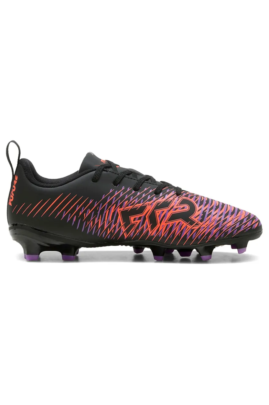Scarpe da Calcio Nere e Viola PUMA FUTURE 8 PLAY FG/AG JR