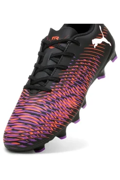 Scarpe da Calcio Nere e Viola PUMA FUTURE 8 PLAY FG/AG JR