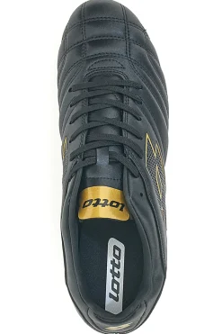 Scarpe da Calcio Nere Outdoor con Dettagli Colorati LOTTO STADIO 705 FG