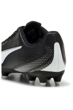Scarpe da calcio nere per terreni naturali ed erba artificiale Puma Vitoria II FG/AG Jr