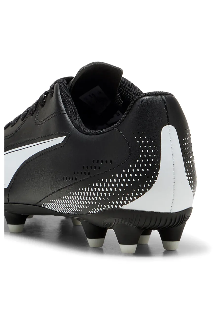 Scarpe da calcio nere per terreni naturali ed erba artificiale Puma Vitoria II FG/AG Jr