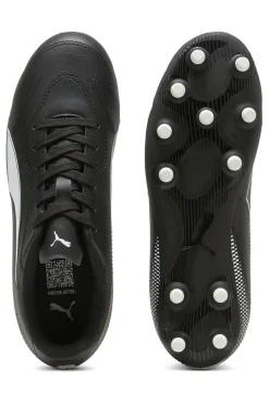 Scarpe da calcio nere per terreni naturali ed erba artificiale Puma Vitoria II FG/AG Jr