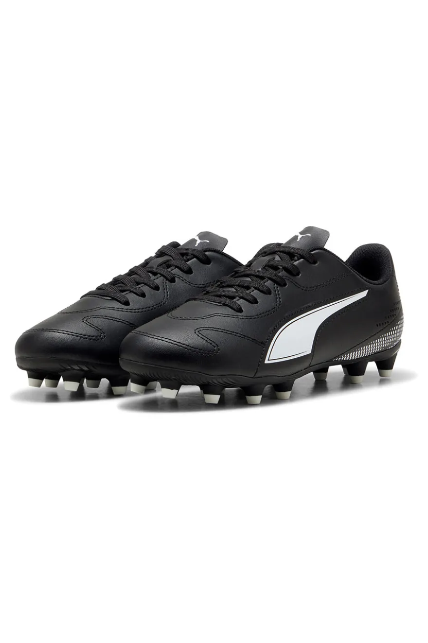 Scarpe da calcio nere per terreni naturali ed erba artificiale Puma Vitoria II FG/AG Jr