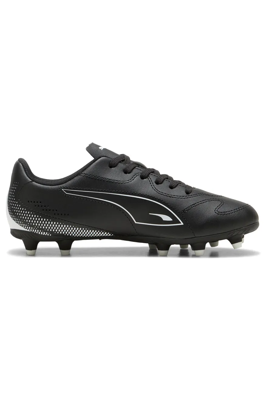 Scarpe da calcio nere per terreni naturali ed erba artificiale Puma Vitoria II FG/AG Jr