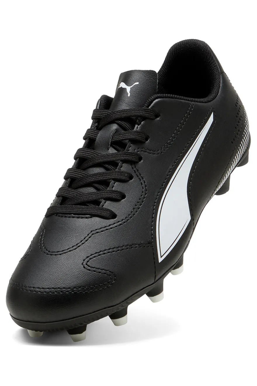 Scarpe da calcio nere per terreni naturali ed erba artificiale Puma Vitoria II FG/AG Jr