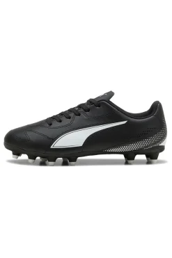 Scarpe da calcio nere per terreni naturali ed erba artificiale Puma Vitoria II FG/AG Jr