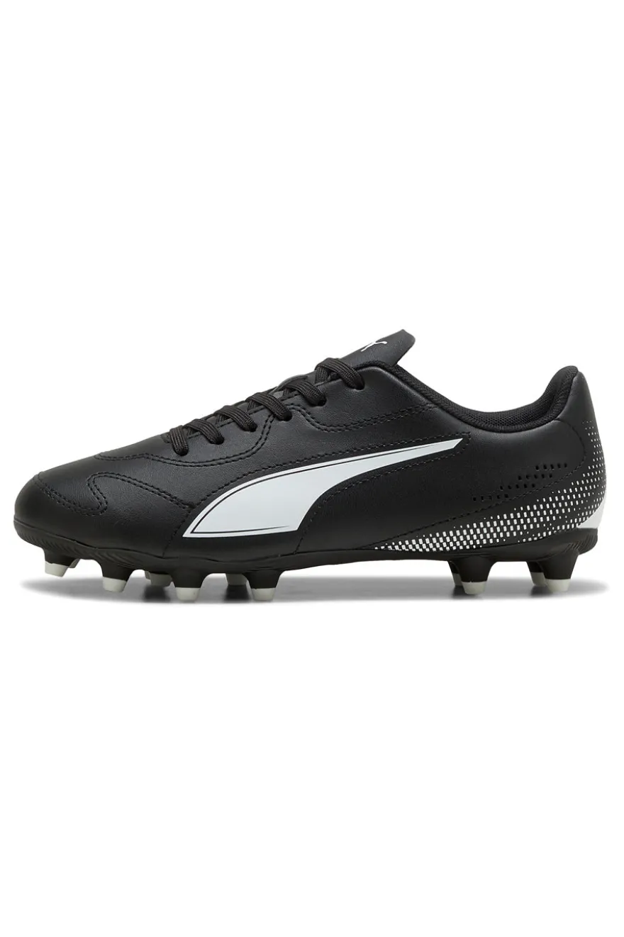 Scarpe da calcio nere per terreni naturali ed erba artificiale Puma Vitoria II FG/AG Jr