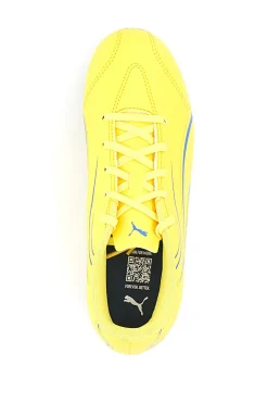 Scarpe da calcio per terreni duri gialle con dettagli neri Puma Vitoria FG/AG JR