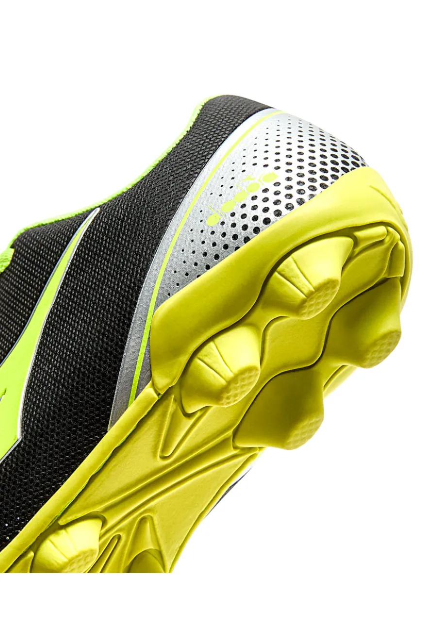 Scarpe da Calcio per Terreni Duri Nere e Gialle Diadora Pichichi 7 MD Jr