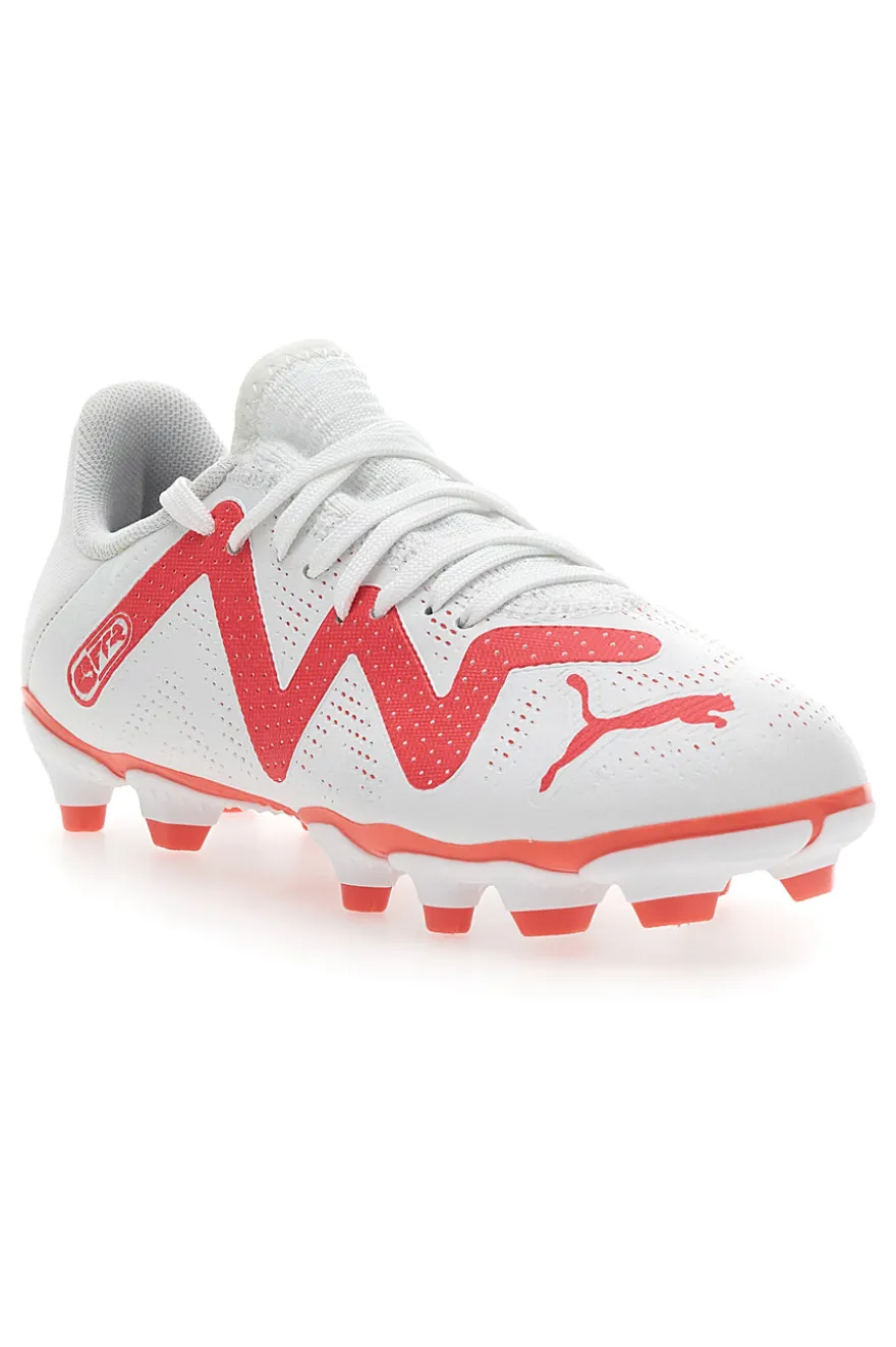 Scarpe da Calcio Puma Future Play Fg/Ag Jr Bianche