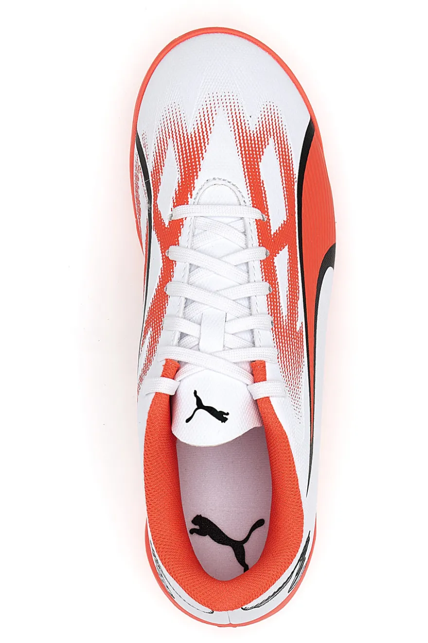 Scarpe da Calcio Puma Ultra Play TT Jr Bianche e Arancioni