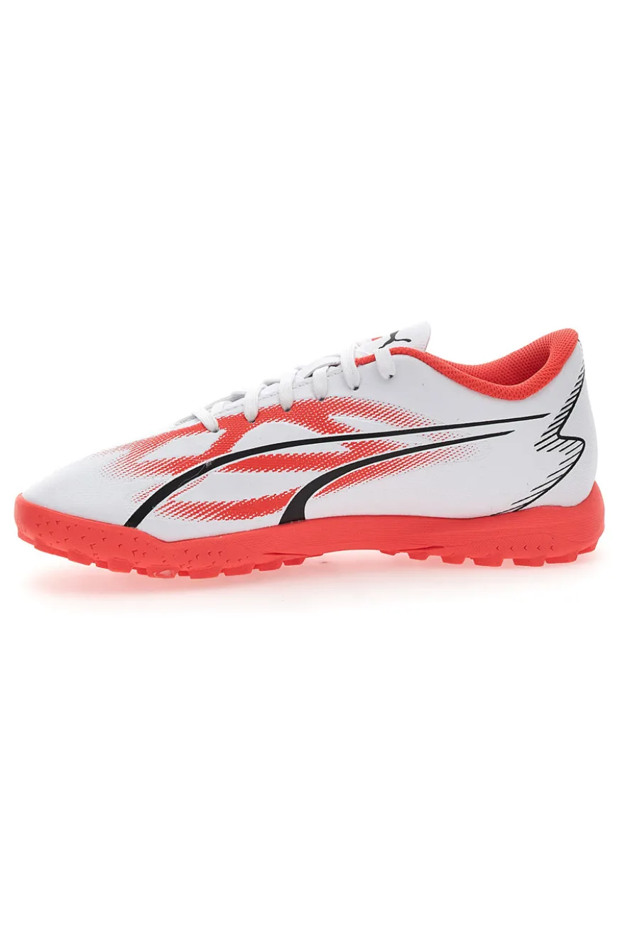 Scarpe da Calcio Puma Ultra Play TT Jr Bianche e Arancioni