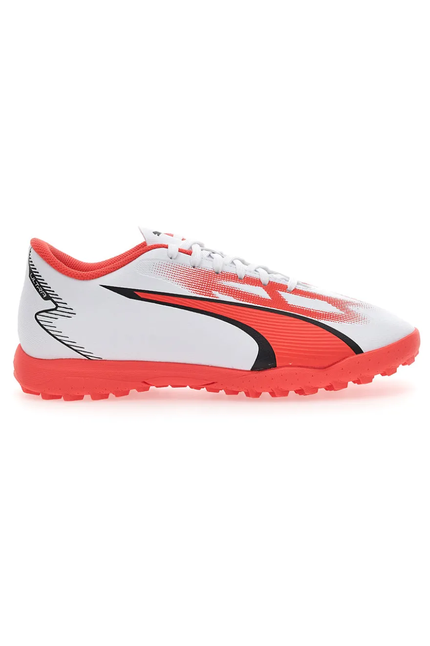 Scarpe da Calcio Puma Ultra Play TT Jr Bianche e Arancioni