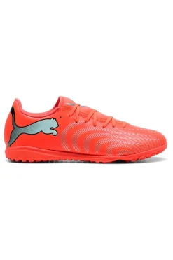 Scarpe da calcio rosse con suola da erba sintetica e superfici dure Puma Future 9 Play TT