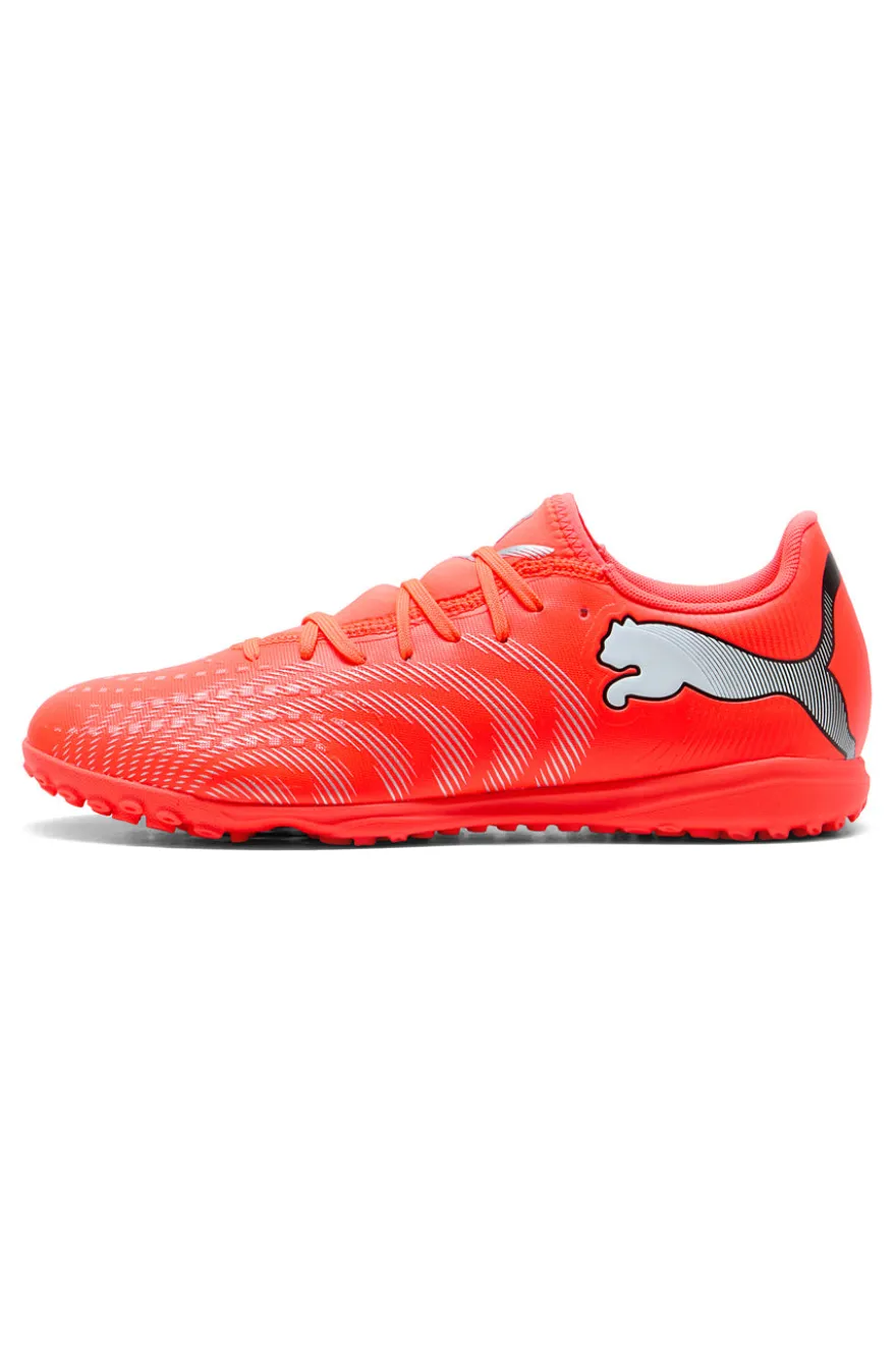 Scarpe da calcio rosse con suola da erba sintetica e superfici dure Puma Future 9 Play TT