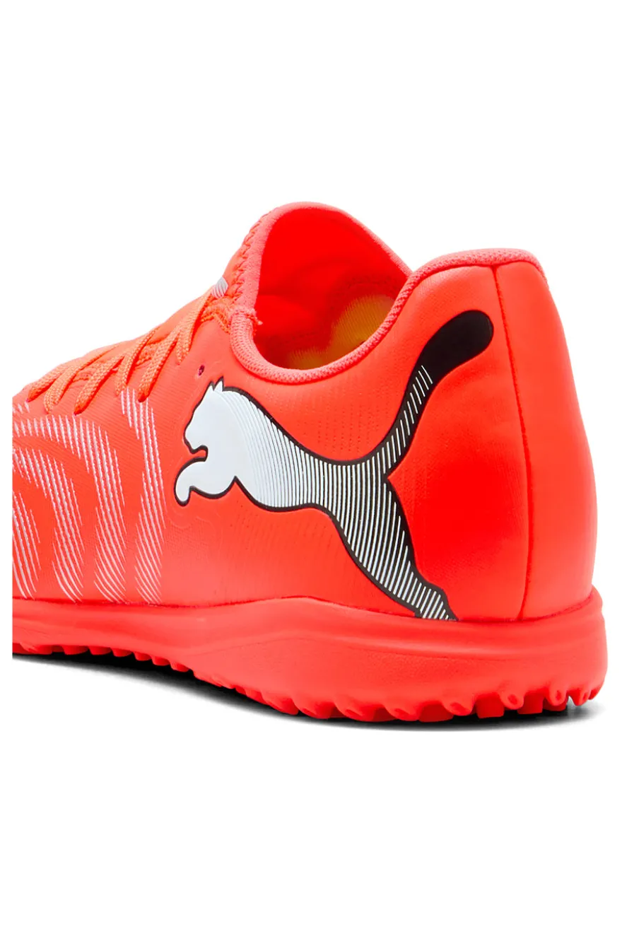 Scarpe da calcio rosse con suola da erba sintetica e superfici dure Puma Future 9 Play TT