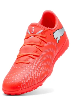 Scarpe da calcio rosse con suola da erba sintetica e superfici dure Puma Future 9 Play TT