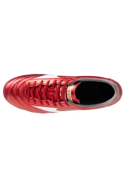 Scarpe da calcio rosse con tacchetti Mizuno Morelia II Club