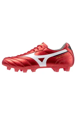 Scarpe da calcio rosse con tacchetti Mizuno Morelia II Club
