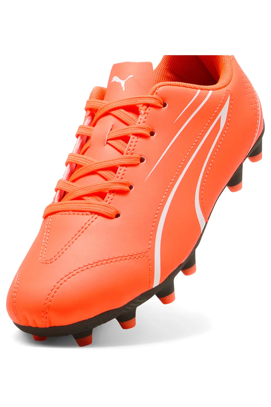 Scarpe da Calcio Rosse con Tacchetti PUMA VITORIA FG/AG Jr