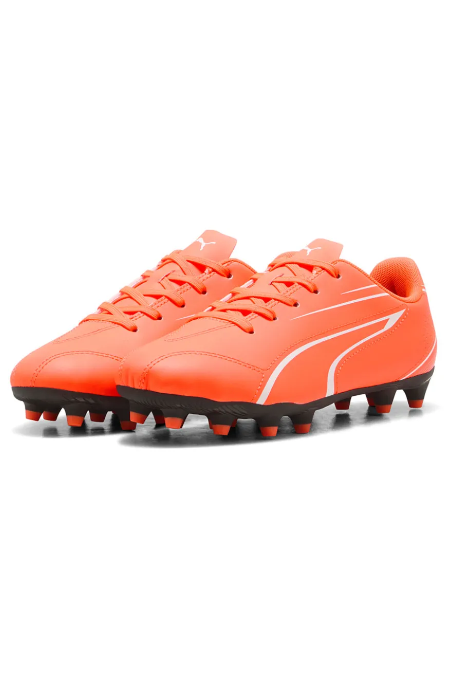 Scarpe da Calcio Rosse con Tacchetti PUMA VITORIA FG/AG Jr