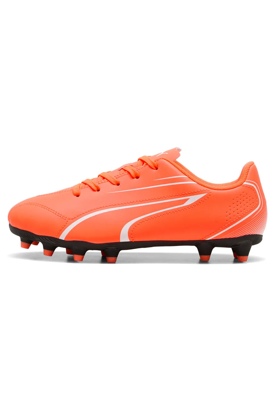 Scarpe da Calcio Rosse con Tacchetti PUMA VITORIA FG/AG Jr