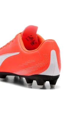 Scarpe da calcio rosso fluo suola FG/AG Vitoria II Puma Jr