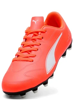 Scarpe da calcio rosso fluo suola FG/AG Vitoria II Puma Jr