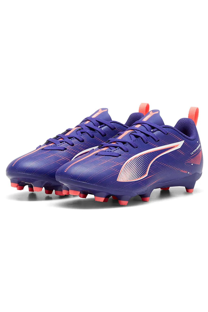 Scarpe da Calcio Viola da Bimbi Puma Ultra 5 Play FG/AG Jr