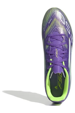 Scarpe da calcio viola e giallo fluo con tacchetti Adidas F50 Club FG/MG
