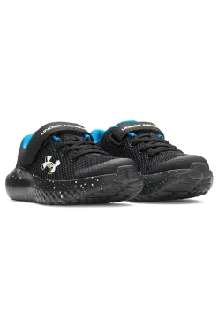 Scarpe da corsa nere con dettagli fluo Under armour UA BPS Surge 4 AC